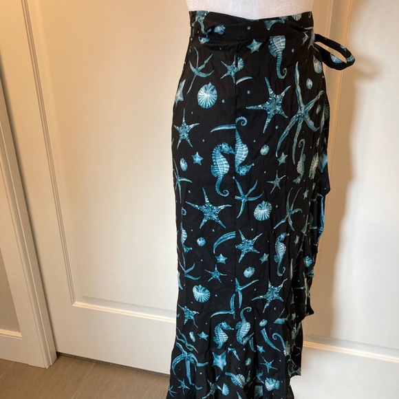 Deep Sea Print Wrap Skirt - Agua Bendita x Target - Picture 8 of 11